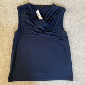 NWT J.Crew 365 stretch cowlneck tank top
